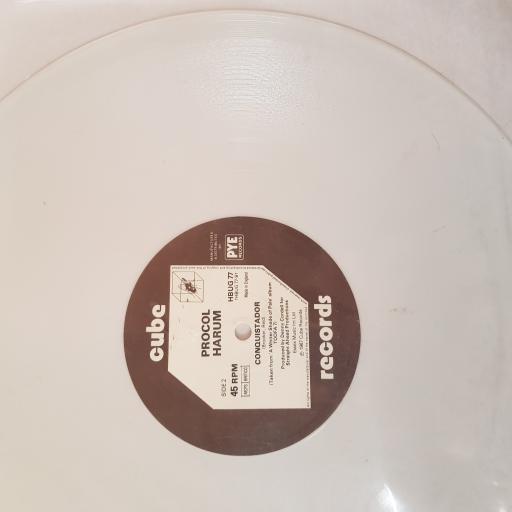 PROCOL HARUM A whiter shade of pale / conquistador, 12" vinyl LP white. HBUG77