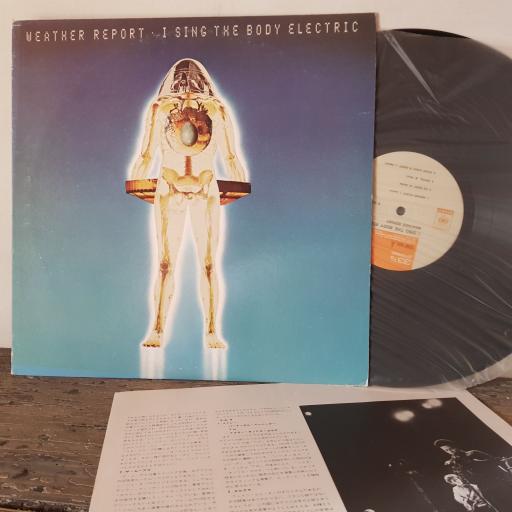 WEATHER REPORT I sing the body electric, 12" vinyl LP. 25AP944