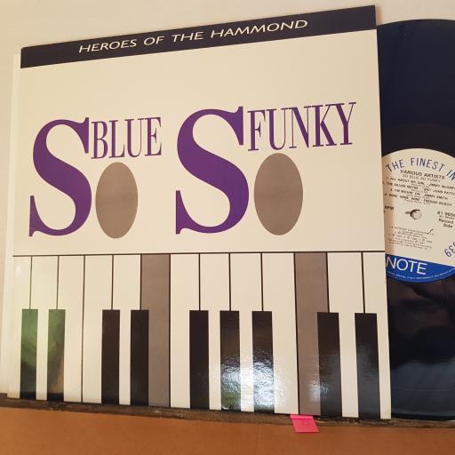 VARIOUS So blue, so funky (heros of the hammond), 2x 12" vinyl LP compilation. B19653