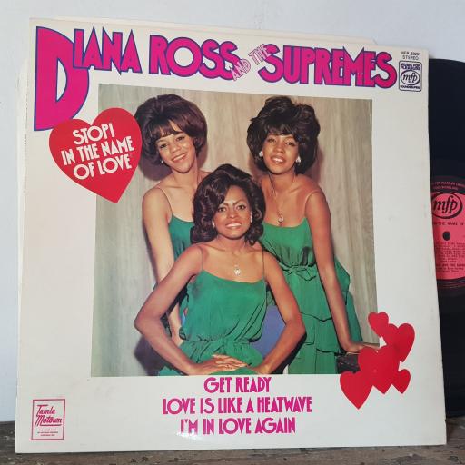 DIANA ROSS AND THE SUPREMES Stop! in the name of love, 12" vinyl LP compilation. MFP50291
