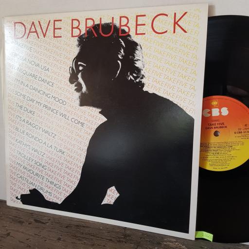 DAVE BRUBECK Take five, 12" vinyl LP. SCBS31769