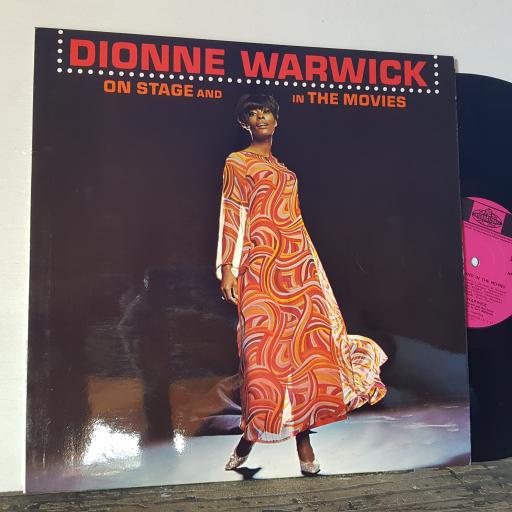 DIONNE WARWICK On stage and in the movies, 12" vinyl LP. NPL28101