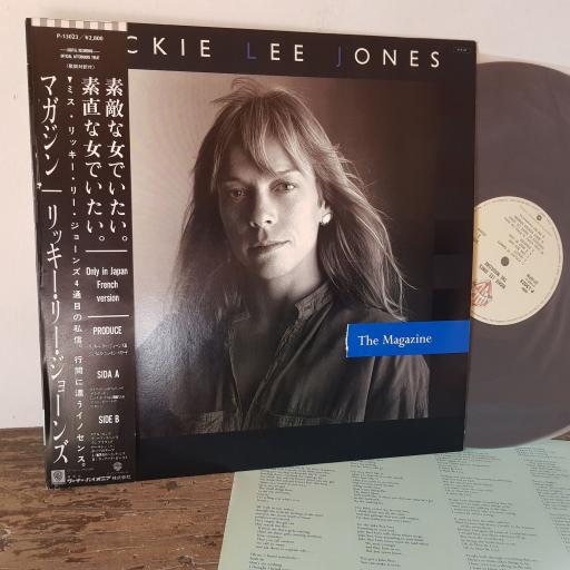 RICKIE LEE JONES The magazine, JAPANESE PRESS WITH OBE AND LYRIC INSERT. 12" vinyl LP. P13023