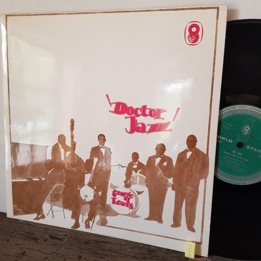GEORGE LEWIS & HIS ORCHESTRA Dr. jazz, 12" vinyl LP. ST576