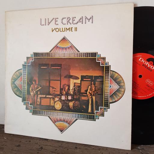 CREAM Live cream volume II, 12" vinyl LP. 2383119
