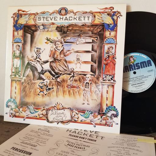 STEVE HACKETT Please don't touch!, 12" vinyl LP. CDS4012
