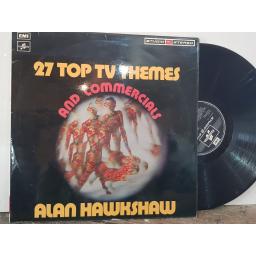 ALAN HAWKSHAW 27 top tv themes & commercials, 12" vinyl LP compilation. TWO391