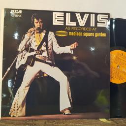 ELVIS PRESLEY Elvis as recorded at madison square garden, 12" vinyl LP. LSP4776.