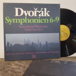DVORAK, TSCHECHISCHE PHILHARMONIE, VACLAV NEUMANN Symphonien 6-9, 4x 12" vinyl LP. 86550XIK.