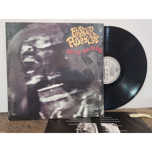 FASTER PUSSYCAT Wake me when it's over, 12" vinyl LP. EKT64
