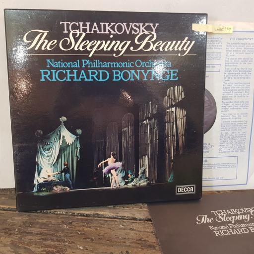 TCHAIKOVSKY - RICHARD BONYNGE - NATIONAL PHILHARMONIC ORCHESTRA The sleeping beauty, 3x 12" vinyl LP. D78D3.