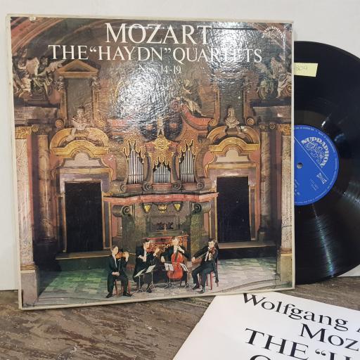 MOZART, PRAGUE STRING QUARTET The "haydn" quartets (nos.14-19), 3x 12" vinyl LP. 11114713.
