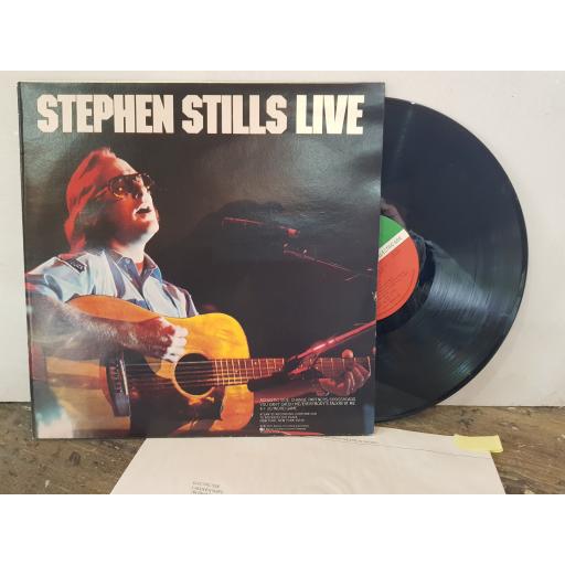 STEPHEN STILLS Live, 12" vinyl LP. SD18156
