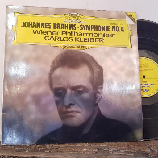 JOHANNES BRAHMS - WIENER PHILHARMONIKER, CARLOS KLEIBER Symphonie no.4, 12" vinyl LP. 2532003.