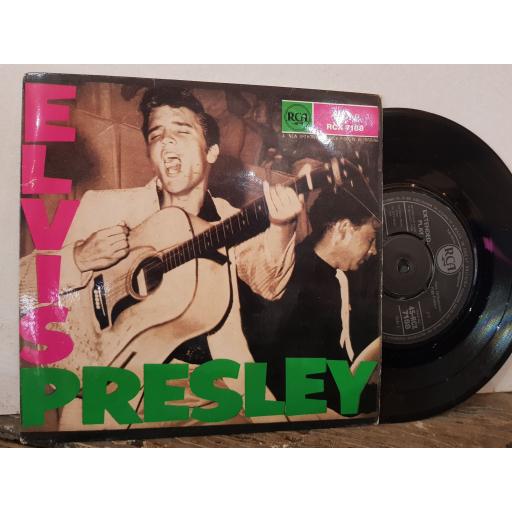 ELVIS PRESLEY bue suede shoes. Tutti Frutti. I got a woman. Just because. 7" VINYL EP. RCX7188