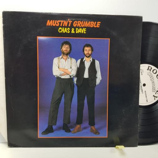 CHAS & DAVE Mustn't gamble, 12" vinyl LP. ROC909