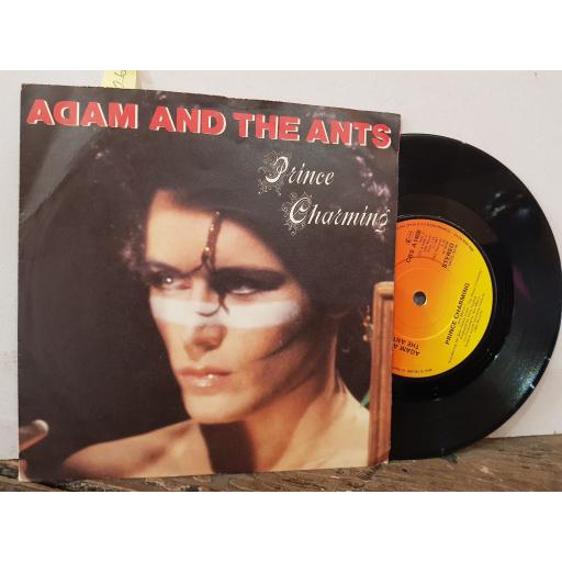 ADAM AND THE ANTS. PRINCE CHARMING. 7" VINYL SINGLE. CBS A1408