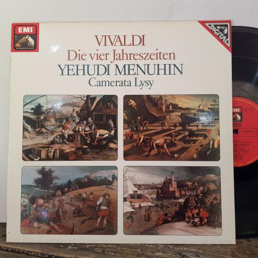 VIVALDI / YEHUDI MENUHIN / CAMERATA LYSY Die vier jahreszeiten, 12" vinyl LP. ASD3964.