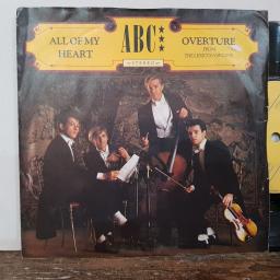 ABC all of my heart. overture. 7" vinyl SINGLE. NT104