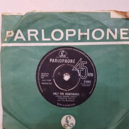 HOUSTON WELLS AND THE MARKSMEN Only the heartaches, Can't stop pretending, 7" vinyl single. R5031