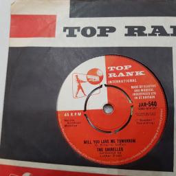 THE SHIRELLES Will you love me tomorrow, Boys, 7" vinyl single. JAR540