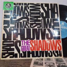 THE SHADOWS The great shadows, 12" vinyl LP. C83519