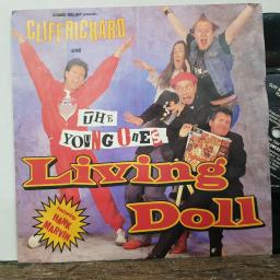 CLIFF RICHARD AND THE YOUNG ONES FEATURING HANK MARVIN Living doll, (all the little flowers are) happy, 7" vinyl single. YZ65