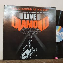 NEIL DIAMOND Live diamond, 12" vinyl LP. MCF3137