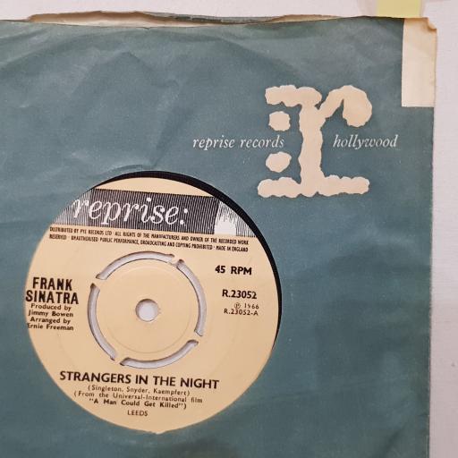 FRANK SINATRA Strangers in th night, My kind of town, 7" vinyl single. R23052