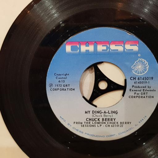 CHUCK BERRY My ding-a-ling, Lets boogie, 7" vinyl single. CH6145019
