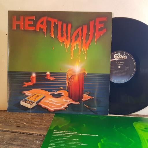 HEATWAVE Candles, 12" vinyl LP. AL36873