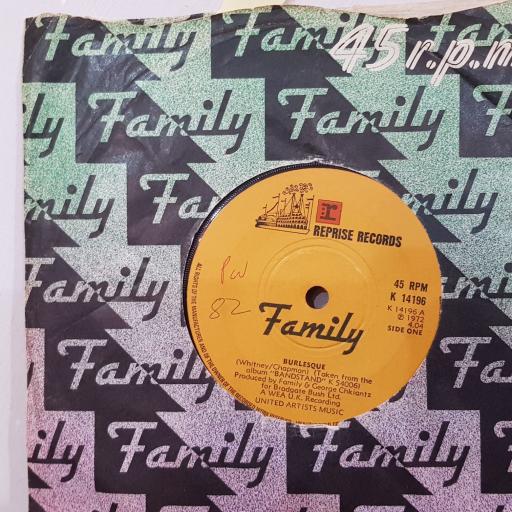 FAMILY Burlesque, The rocking r's, 7" vinyl single. K13196