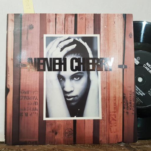 NENEH CHERRY Mama (COMPLETELY RE-RECORDED VERSION). The next generation. Kisses on the wind 7" vinyl SINGLE. YR42