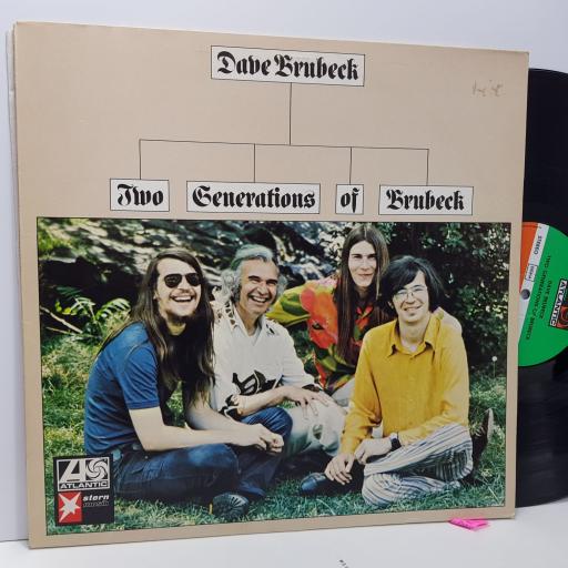 DAVE BRUBECK Two generations of brubeck, 12" vinyl LP. ATL40537