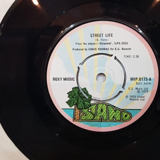 ROXY MUSIC Street life, Hula-kula, 7" vinyl single. WIP6173