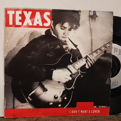 TEXAS. I don't want a lover. believe me. 7" vinyl SINGLE. TEX1