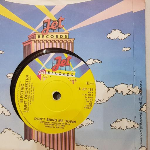 ELECTRIC LIGHT ORCHESTRA Don't bring me down, Dreaming of 4000, 7" vinyl single. SJET153
