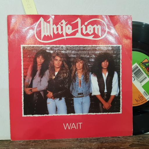 WHITE LION wait. all you need is rock n roll 7" vinyl SINGLE. A9063