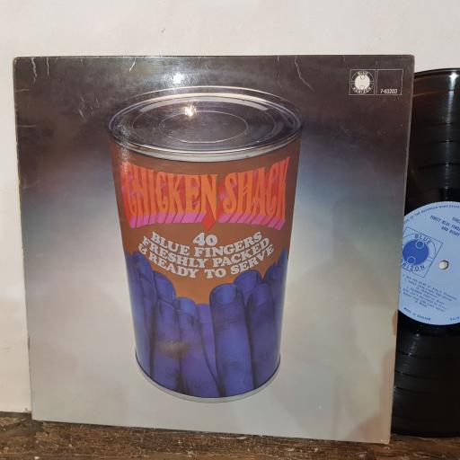CHICKEN SHACK Forty blue fingers freshly packed and ready to serve, 12" vinyl LP. 763203