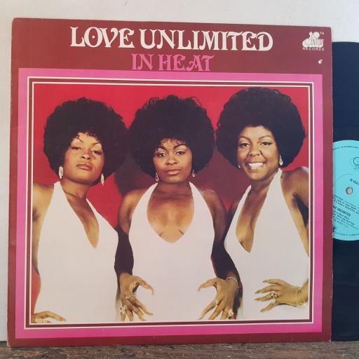 LOVE UNLIMITED In heat, 12" vinyl LP. BT443