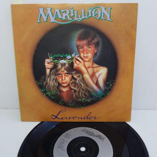 MARILLION - Lavender, 7 inch single, silver injection labels. MARIL 4