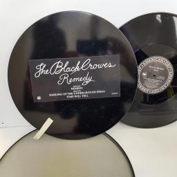 THE BLACK CROWES remedy. 3 TRACK. 12" VINYL EP in metal tin. DEFA1612