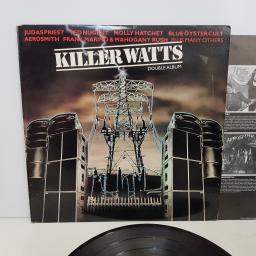 KILLER WATTS DOUBLE ALBUM judas priest, ted nugent, molly hatchet, blue oyster cult, aerosmith etc 2 X 12" VINYL LP. CB252