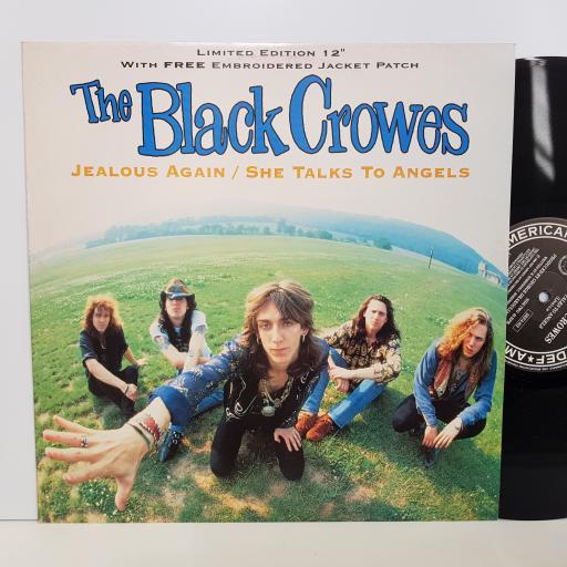 THE BLACK CROWS jealous again, she talks to angels. ltd edition sleeve. DEFA812.