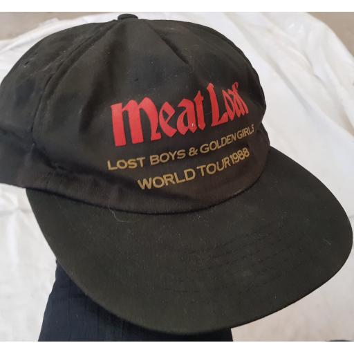 MEAT LOAF lost boys & golden girls world tour 1988 BASEBALL CAP