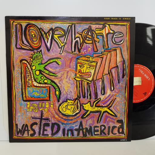 LOVE / HATE wasted in america. 4 track 12" vinyl EP. 6578896