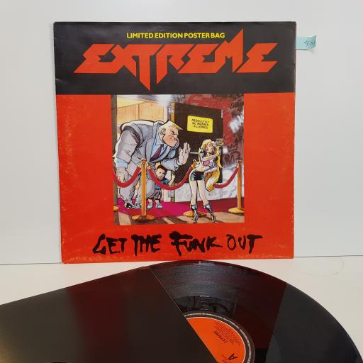 EXTREME get the funk out. LTD EDITION POSTER BAG SLEEVE. 12" vinyl EP