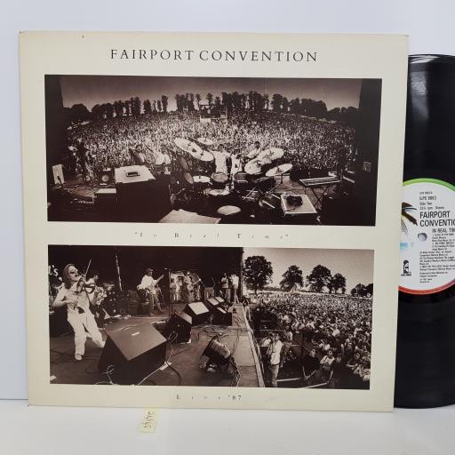 FAIRPORT CONVENTION in real time Live '87. 12" VINYL LP. ILPS9883