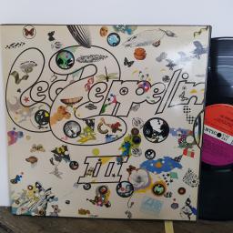 1ST PRESS. LED ZEPPELIN III, 12" vinyl LP. 2401002 PETER GRANT CREDIT ON LABEL