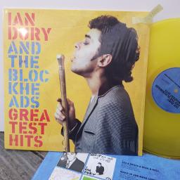 IAN DURY AND THE BLOCKHEADS Greatest hits, 12" vinyl LP compilation. DEMREC280